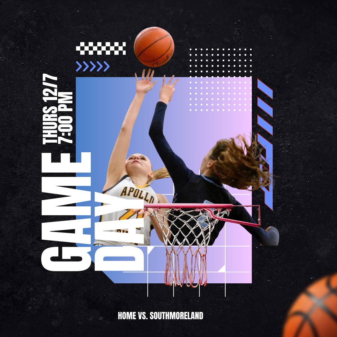 Another Home Game-day for your Bucs! 
Home vs. Southmoreland🏀🏀
(No JV)