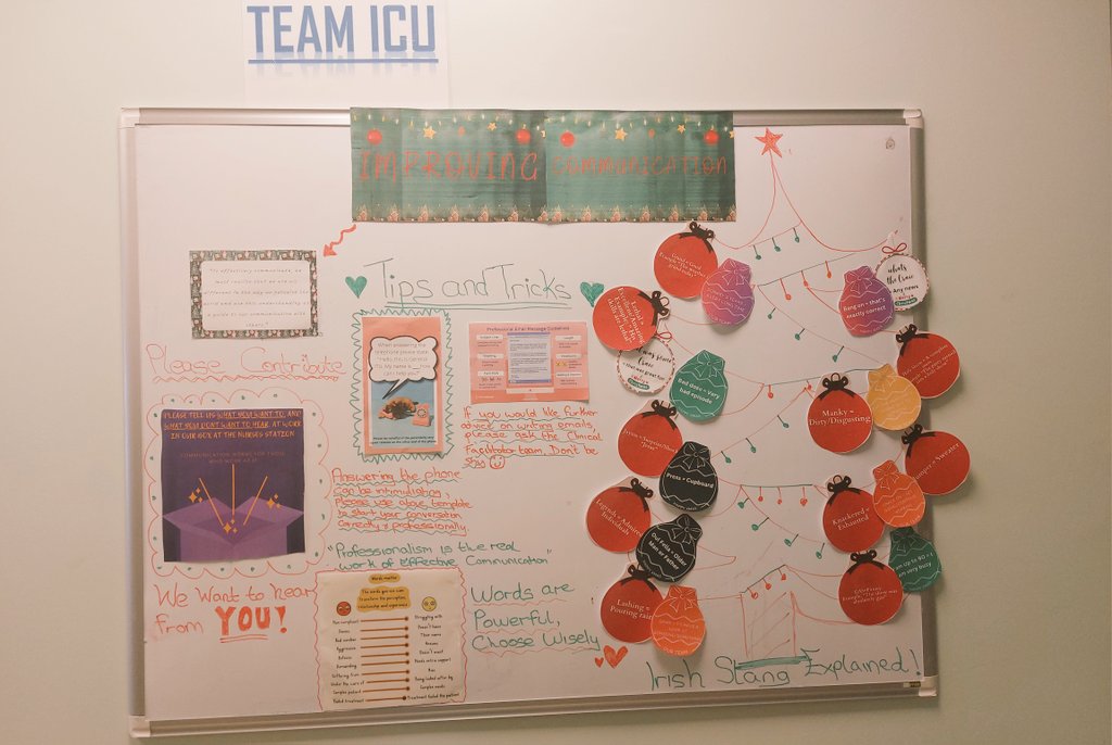 Improving Communication for the Month of December in Critical Care Cork 🗣#criticalcare #staffwellbeing