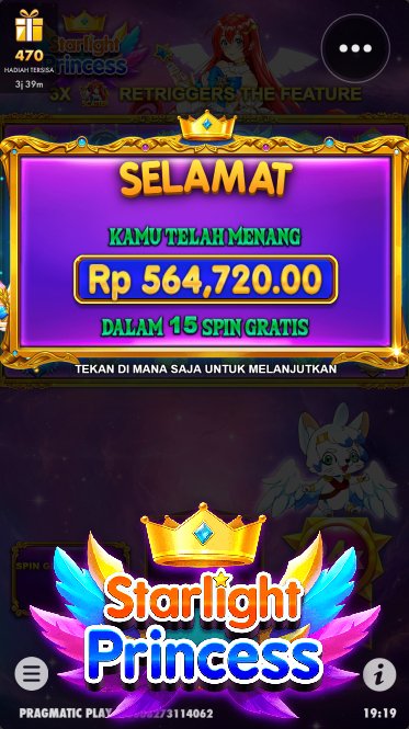 P0L4 SL0T G4C0R H4RI INI DI #Sultan188
7 DES 2023
20.00 - 01.00

STARLIGHT PRINCESS : 90.7%
MANUAL 7x✅❌❌
AUTO 20x❌✅✅
AUTO 10x❌❌✅
MANUAL 15x❌✅✅
BUY FITUR✅❌❌

LINK DI BIO‼️
#slotgacor #polagacor #rtpslot