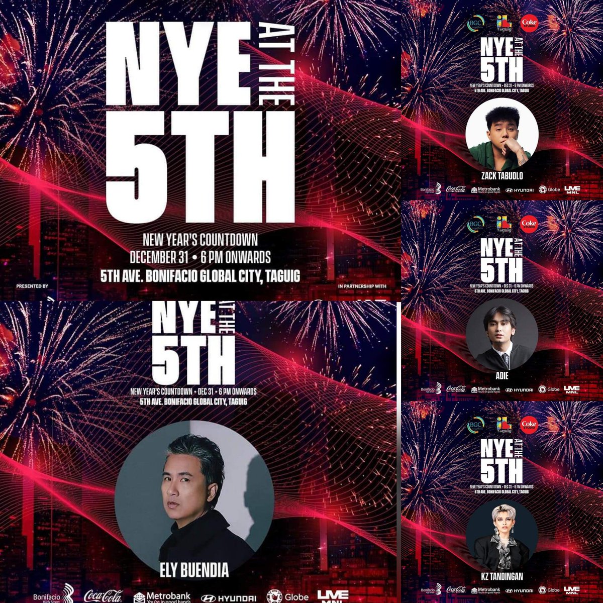 philconcerts's tweet photo. One more act will join New Year's Eve Countdown in BGC. Here’s a clue: 💃🧁 They got us feeling like a psycho 🐰🐻🐿️ Guess who? https://t.co/mHEdN1QdBK