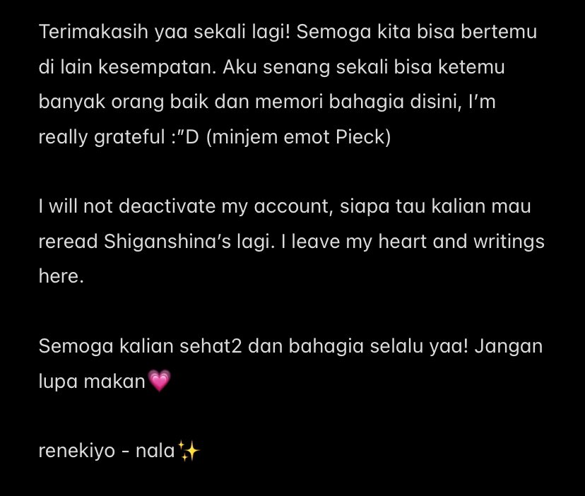 renekiyo's tweet photo. Terimakasih semuanya💗 https://t.co/6nvEBIsUqo