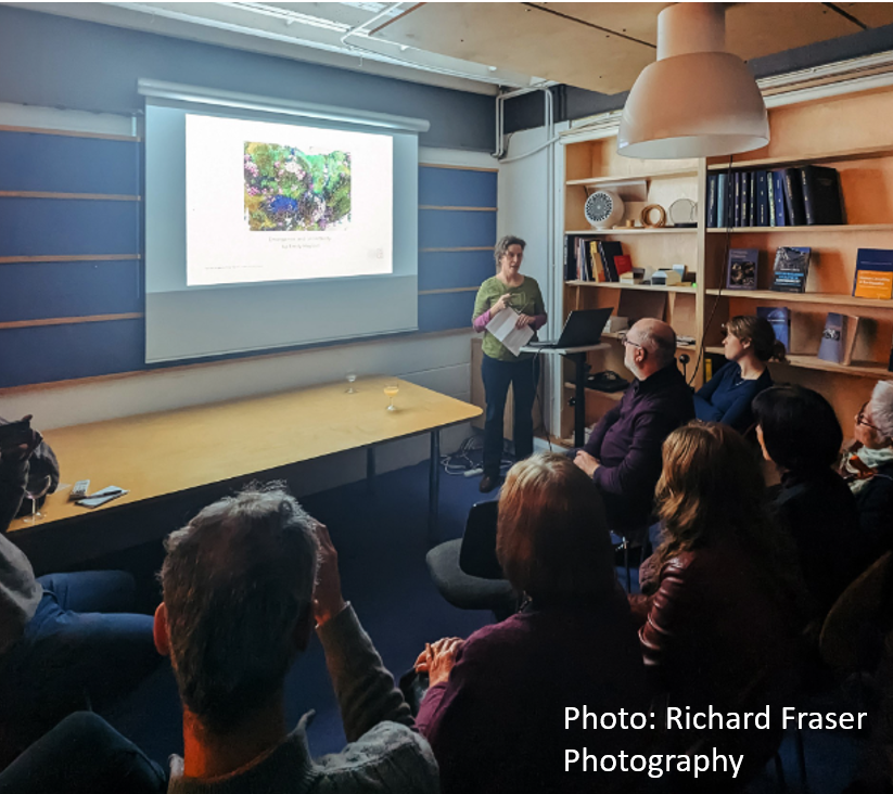 Rowan and Emily Haysom gave a thoroughly stimulating 
presentation about their organic approach to design for landscapes and the built environment, in CAR's 'Showroom' series of talks on 30 Nov 2023. haysomwardmiller.co.uk, emilyhaysom.co.uk, x.com/RIBA