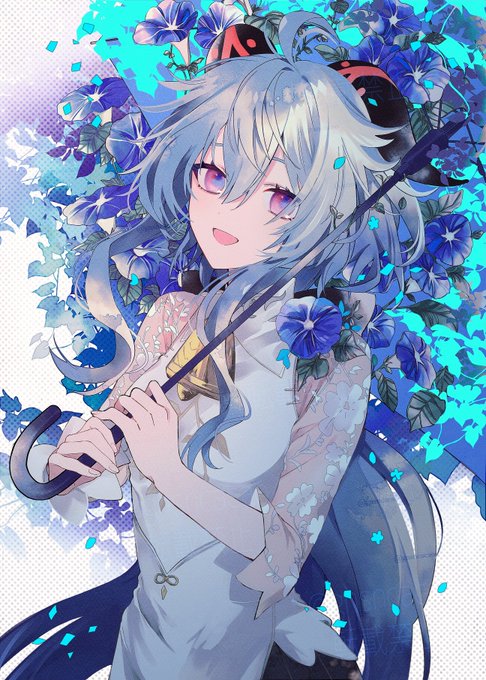 「ganyu (genshin impact) flower」Fan Art(Latest)