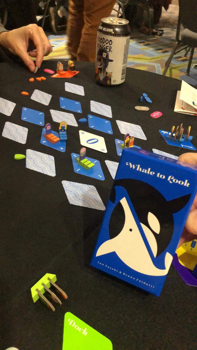 I'm always on the lookout for new #PubTopGames to add to my collection and #PAXU had so many new games to demo!  We already have a number of amazing small-box games from <a href="/oinkgms/">Oink Games</a> but we had an ABSOLUTE blast playing their upcoming releases! 
#boardgames