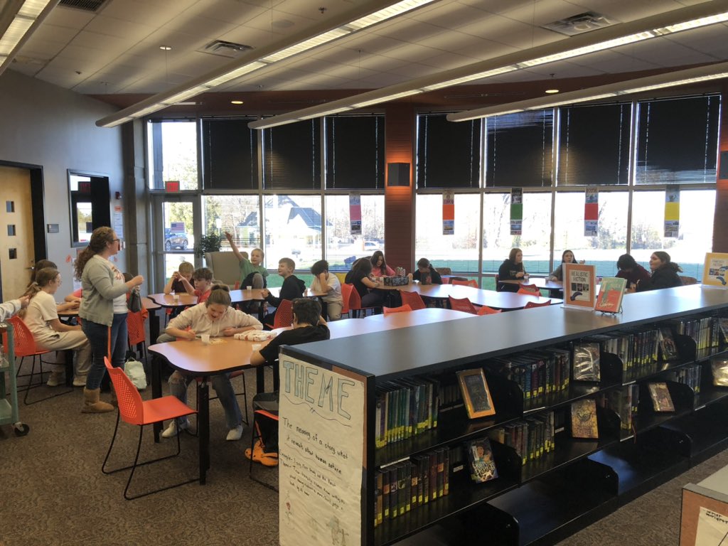 OGMS Students enjoying the annual Holiday Party! White elephant, Gingerbread houses, Christmas Bingo and Christmas Corn Hole! Thanks to everyone that made this a HUGE success! Nancy O'Keefe you rocked it! #gopanthers