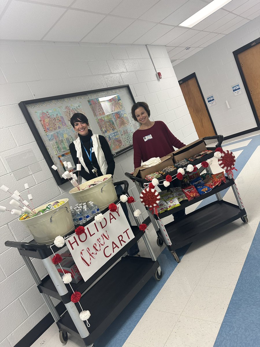 Making spirits bright! 🌟🌟🌟🌟
THANK YOU <a href="/DolvinPTA/">Dolvin PTA</a> for the sweet treats and your cheerful smiles this morning! You’re #dolvincredible <a href="/DolvinES/">Dolvin ES</a>