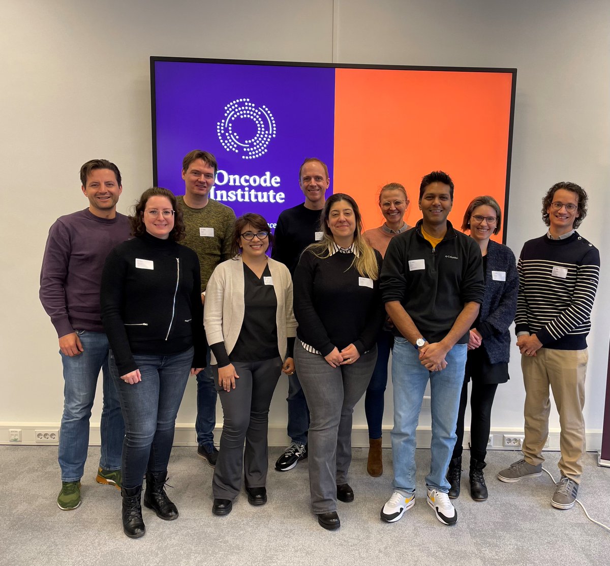 Say hello to our new Oncode Investigators! We are excited to welcome them in our Utrecht office today and let them meet the Oncode team and each other. We look forward to a great collaboration in 2024!