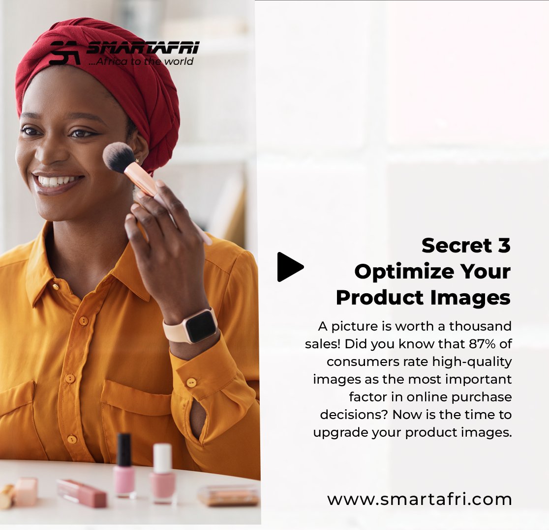 smart_afri's tweet photo. Stay ahead with SmartAfri!

Unlock the 5 secrets that will redefine your business in 2024.
Ready to soar in the world of ecommerce?

Sign up at https://t.co/ZpwXQ8qyf1 https://t.co/dZxY56mQE1