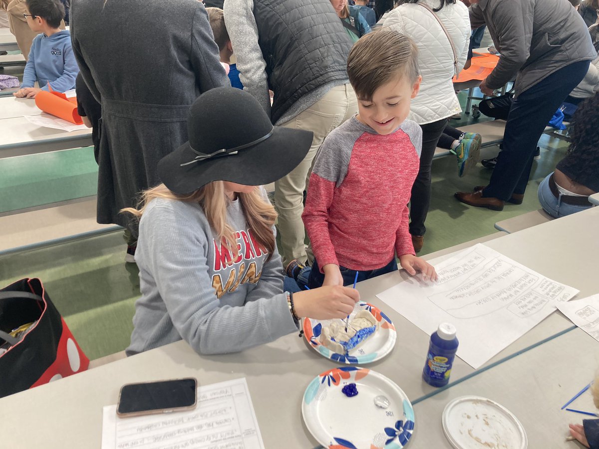 It’s landform day in 2nd grade with our parents.