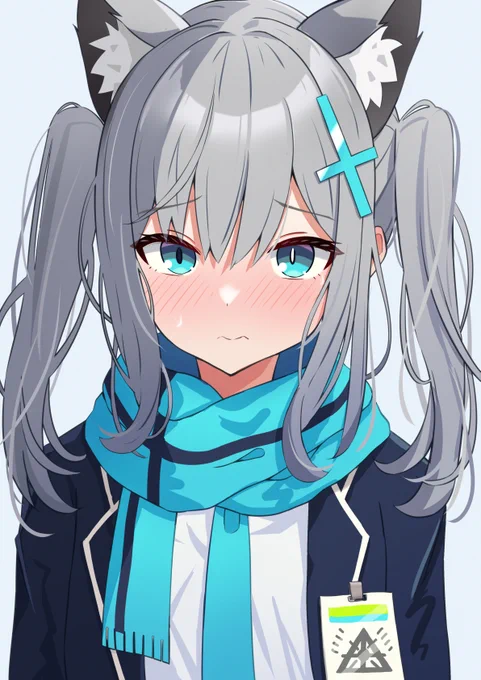 #今年も残りわずかなので今年一番伸びた絵を貼る見た絵描きさんも強制でやる 圧倒的にこのツインテシロコ。この一枚でフォロワーもめちゃ増えた 