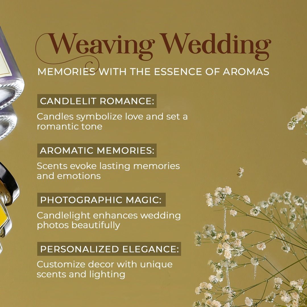 aromahpure's tweet photo. The dance of a lifetime deserves the perfect setting, and Aromahpure's candlelight decor delivers just that.
#aromahpure #fragrancesindia #beautifulfragrance #candle #candlelight #candlelover #candlelovers #candlelove #aromaticaffair #weddingtheme #weddingvows #weddingvibe https://t.co/l2aopwm02J
