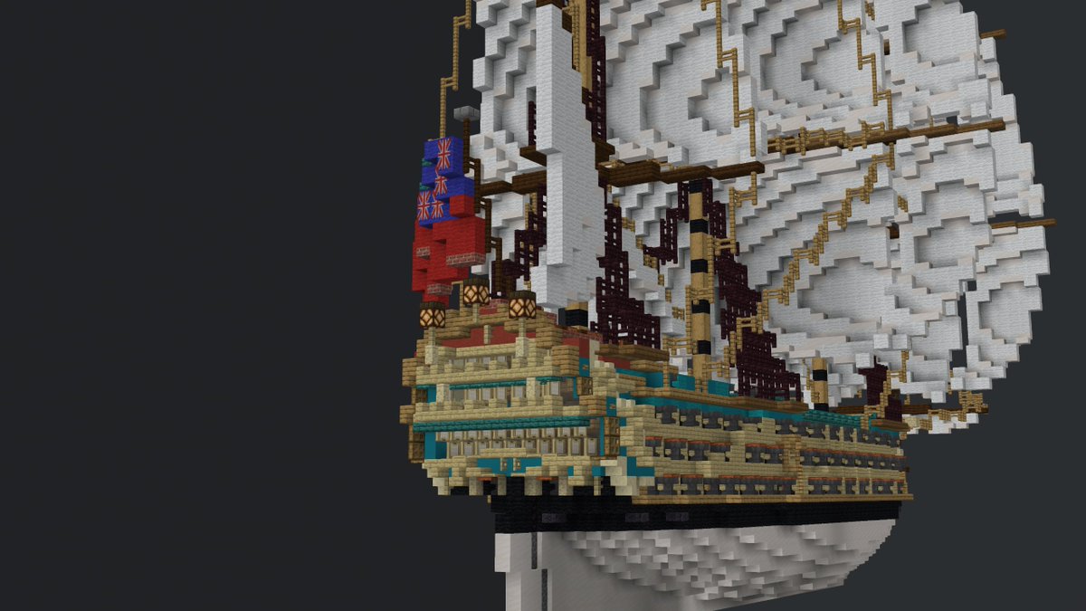 #Minecraft #MinecraftBuild #MinecraftShip #SailShip #Ship #Sail #Sailing #ShipOfTheLine #RoyalJames #Naval #1stRate #Historical #HMS 

|1st Rate Ship of The Line "Royal James"| 1:1 Scale