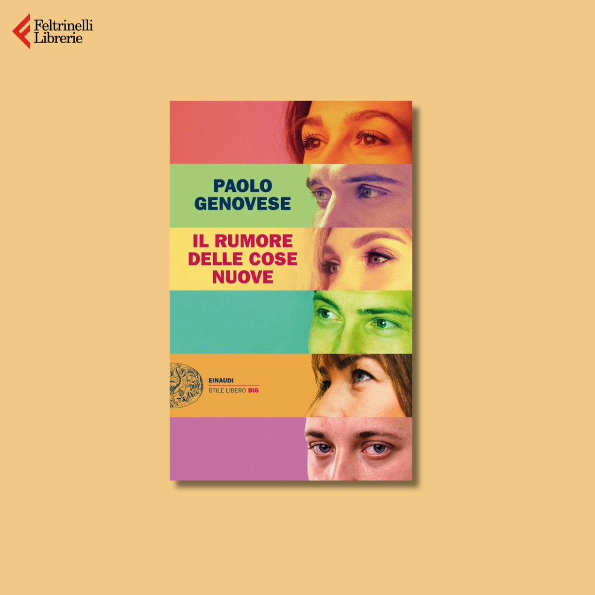Feltrinelli_'s tweet photo. Sette vite, la cui normalità viene sconvolta dalla forza dirompente dei segreti. Il nuovo romanzo di @paologenoves, “Il rumore delle cose nuove” (@Einaudieditore) è disponibile in libreria e online 👉 https://t.co/cjgZdbuFi9 https://t.co/kjR6SbsDuQ