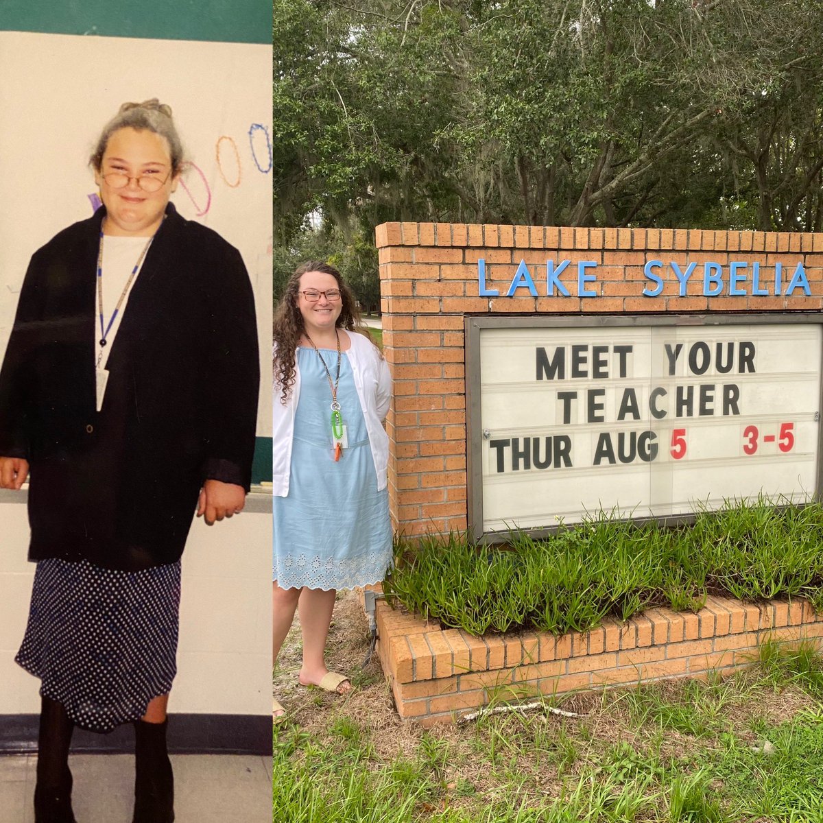 HannahMM66's tweet photo. The teacher I thought I’d be as a @ElemSybelia student, to the teacher I became! Full circle as an #ocpsalum #OCPSALUM03 #ocpsalumniweek2023 #spiritweek #fdn4ocps @Fdn4OCPS @OCPSnews #ocps https://t.co/7XZtQr500b