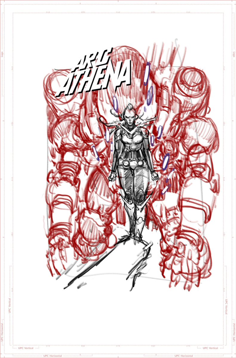 Rough cover lay-outs for ARC ATHENA Book04.

<a href="/EricCanete/">Eric Canete</a> always checks his composition to accommodate the series logo.