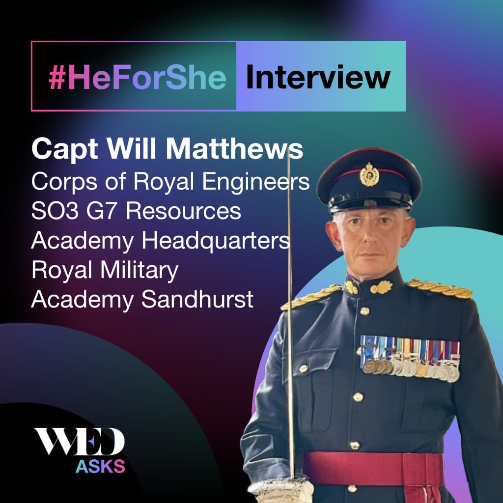 WEDUKNetwork's tweet image. Introducing our first #HeForShe interview with @The_RE_LE Discover his perspective on gender equality and the crucial role men play in supporting and empowering women in the defence sector. 

Read now! ➡ lnkd.in/gfgxXm5x

#GenderEquality #DefenceSector #Empowerment #WED