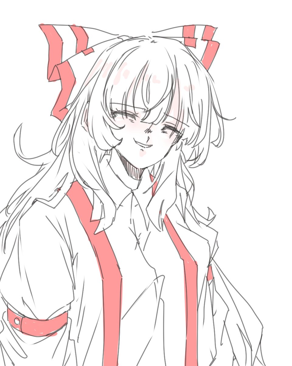藤原妹紅 「無理してる 」|イサギ@春例か20bのイラスト