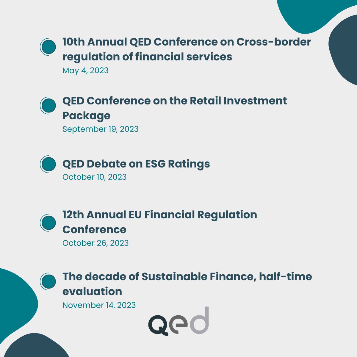 QEDBrussels's tweet photo. Relive the energy & the insights of our QED Conferences of 2023!
You can now watch them On-Demand or rewatch them:
https://t.co/GMmePXHbGb
A heartfelt thank you to all the speakers, participants, and everyone who made these events memorable.
#QEDevents #QEDBrussels #QED2023Recap https://t.co/HW2A8XgAkE