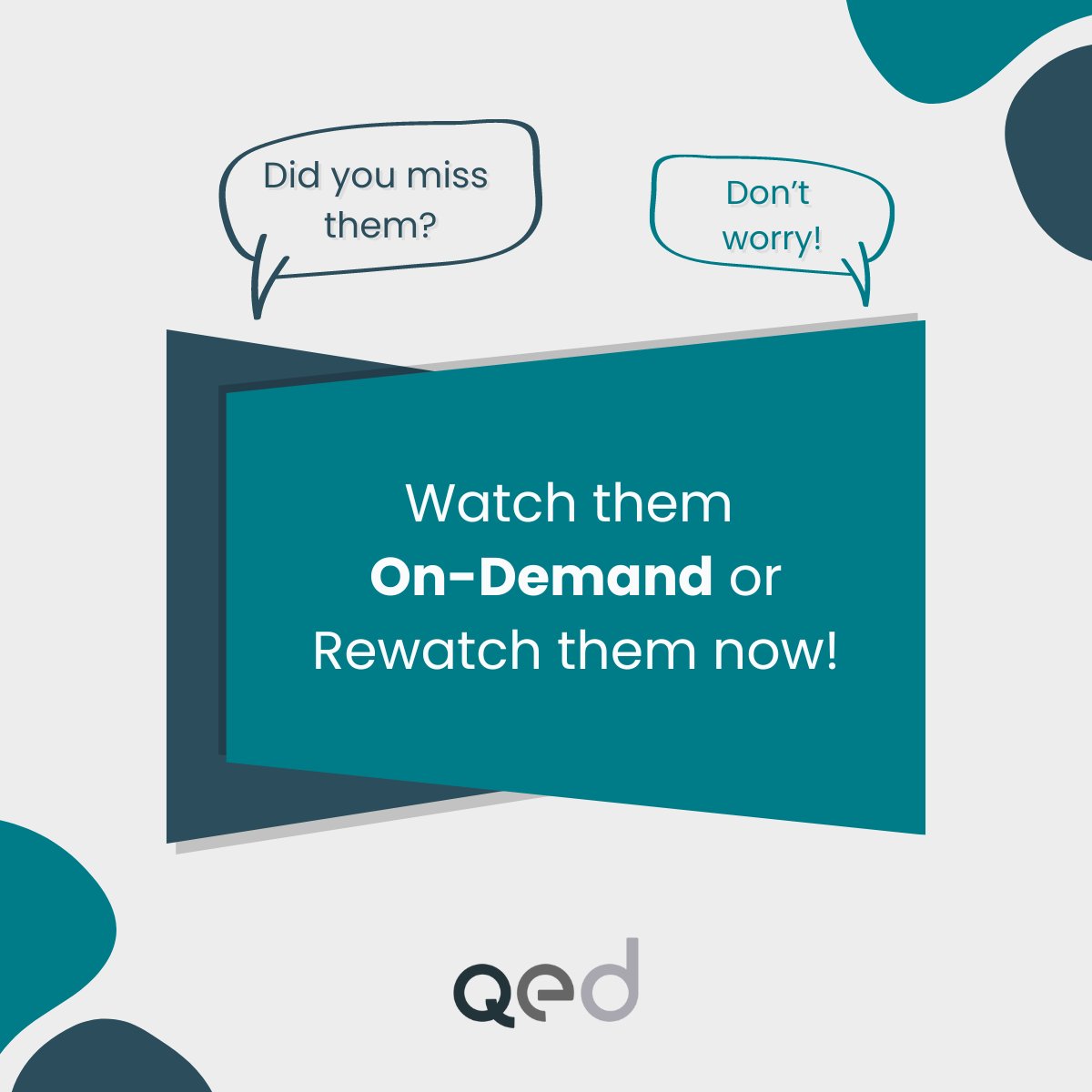 QEDBrussels's tweet photo. Relive the energy & the insights of our QED Conferences of 2023!
You can now watch them On-Demand or rewatch them:
https://t.co/GMmePXHbGb
A heartfelt thank you to all the speakers, participants, and everyone who made these events memorable.
#QEDevents #QEDBrussels #QED2023Recap https://t.co/HW2A8XgAkE