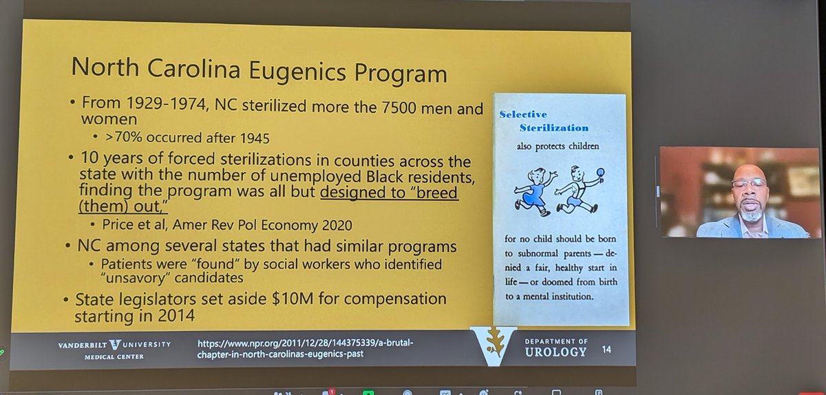 Thank you to Dr. Kelvin Moses @VUMCurology for a wonderful Grand Rounds conversation on the historical context of racial disparities in medicine and urologic malignancy. Better understanding ➡️ Improved care @emory_urology @EmoryUroOnc