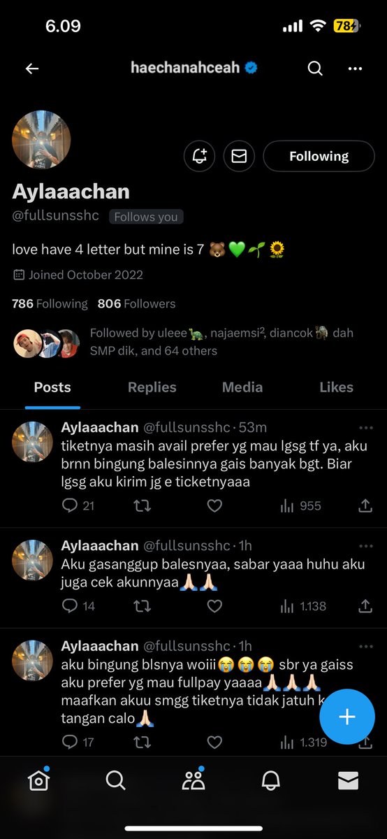 destinedwyou's tweet photo. ❗❗❗SCAMMER TIKET THE UNITY❗❗❗

A. N ELSA SALSABILA AGUSTIN
1381276355
@fullsunsshc 

Aku kena 4.220k. Barusan report ke BCA &amp; rekening dia udh dibersihin guys. https://t.co/zs8mFrKq8d