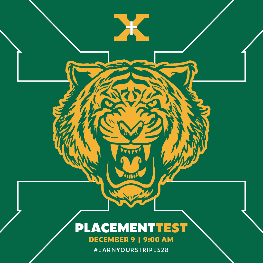 stxtigers's tweet photo. It’s not too late to register for Saturday’s placement test and discover the opportunities that await you at St. X! 🔗 https://t.co/dykpfolFhL #WeAreStx #earnyourstripes28 #GoStXtigers #placementtest #brotherhood https://t.co/JhAJYWIJue
