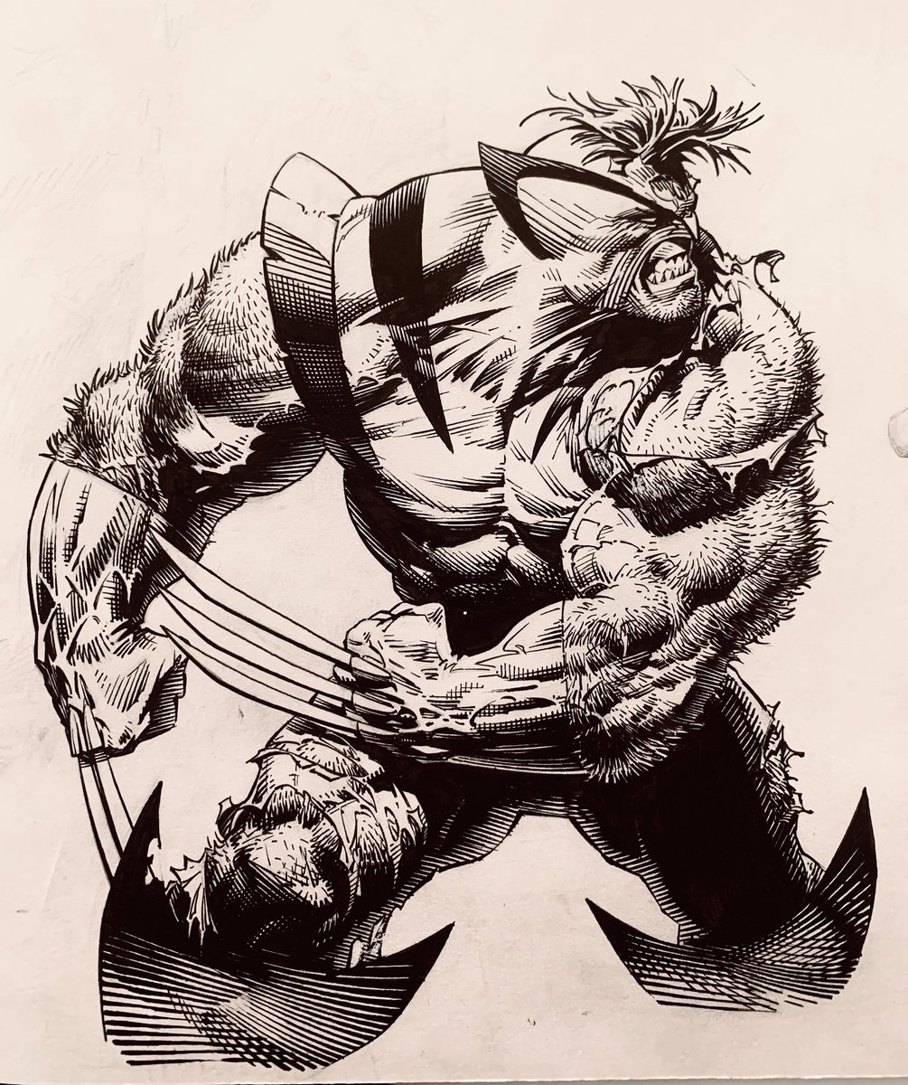 Last preview. Will post the final in a day or 2. #Wolverine