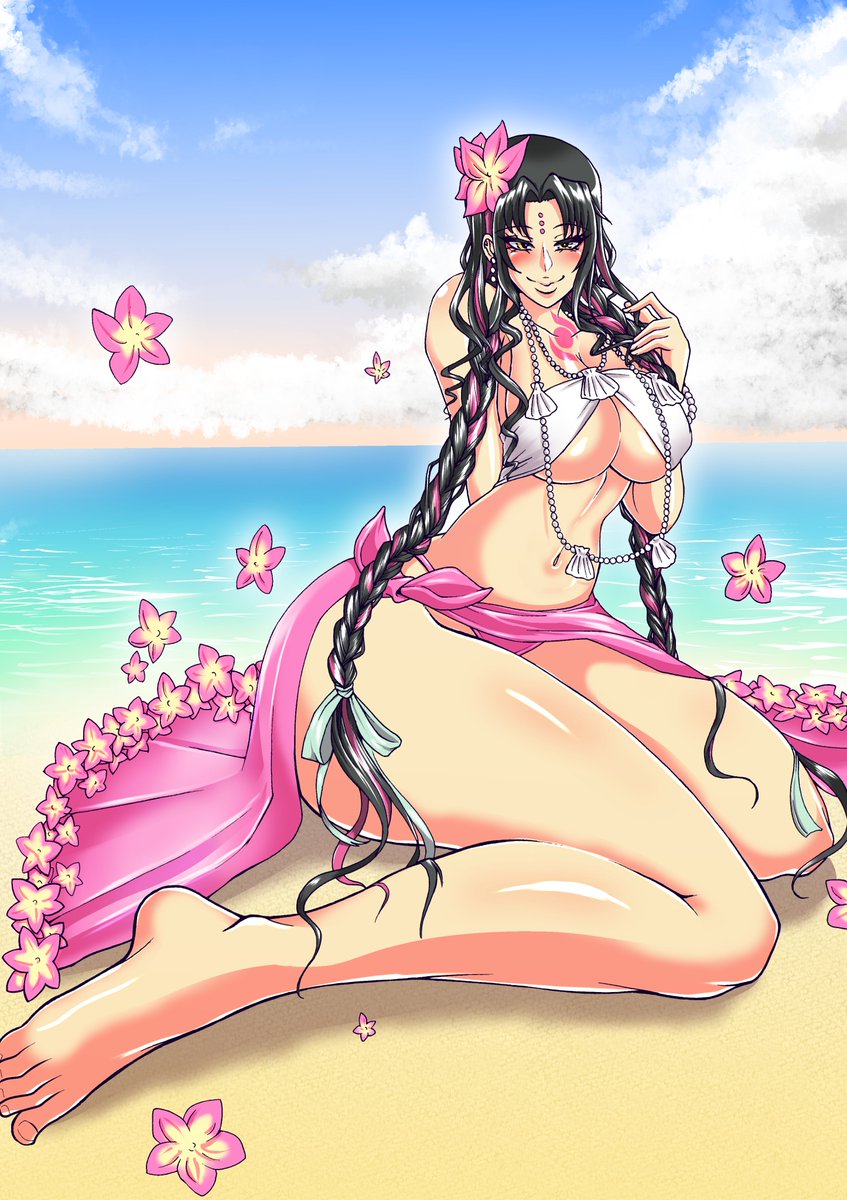 今はこれが精いっぱい～(cvくりかん)

#くそ寒いので水着絵を貼る 