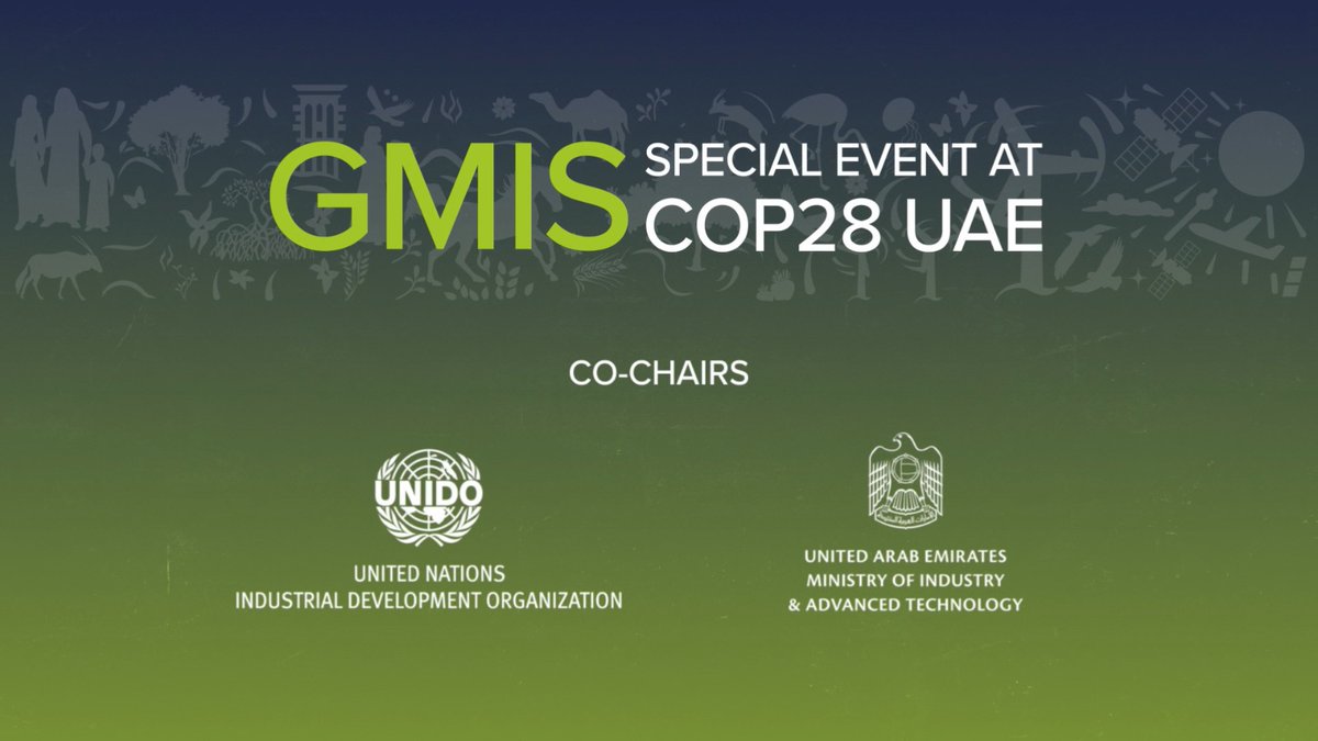 GMIS Special Event at @COP28_UAE welcomed representatives from around the world to drive a comprehensive industry-wide reduction in emissions during this critical decade that demands bold climate action. Watch the GMIS Special Event at COP28 UAE here: bit.ly/3Gz6hNK