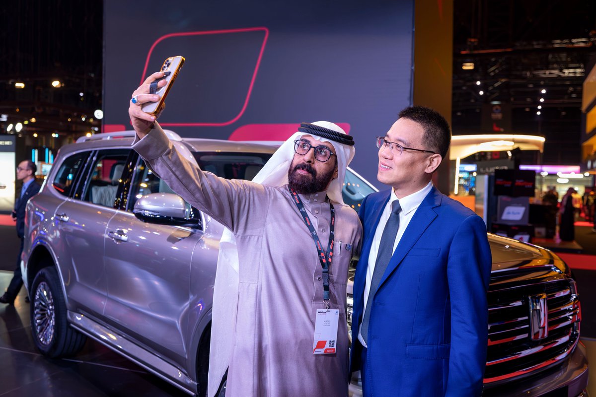 GWMGlobal's tweet photo. Feel the power of #GWM in the Middle East. Forge new partnerships with GWM, where cutting-edge technology and sustainable energy take center stage.
#RiyadhMotorShow #GWMNEVDAY #GoLong_GoGlocal #GoWithMore #GWMFocus https://t.co/LW86SBc4EN