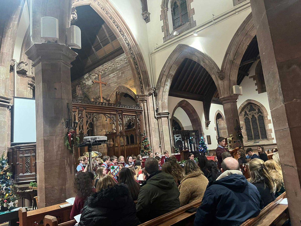 leftwichhigh's tweet photo. Tuesday saw musicians and readers from all 5 year groups retell the Christmas story through nine lessons and carols, hosted by st. Wilfrid’s church Davenham. Huge well done to all invoked - the festive period is now well underway! https://t.co/uHzM4m9IbV