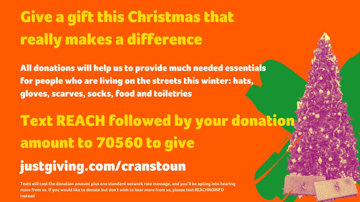 🎄Give a gift this Christmas that will make a difference 🧡We're fundraising to support people living on the streets this winter 🧣A small donation can help us provide essentials to people who need it🧤 👉justgiving.com/cranstoun