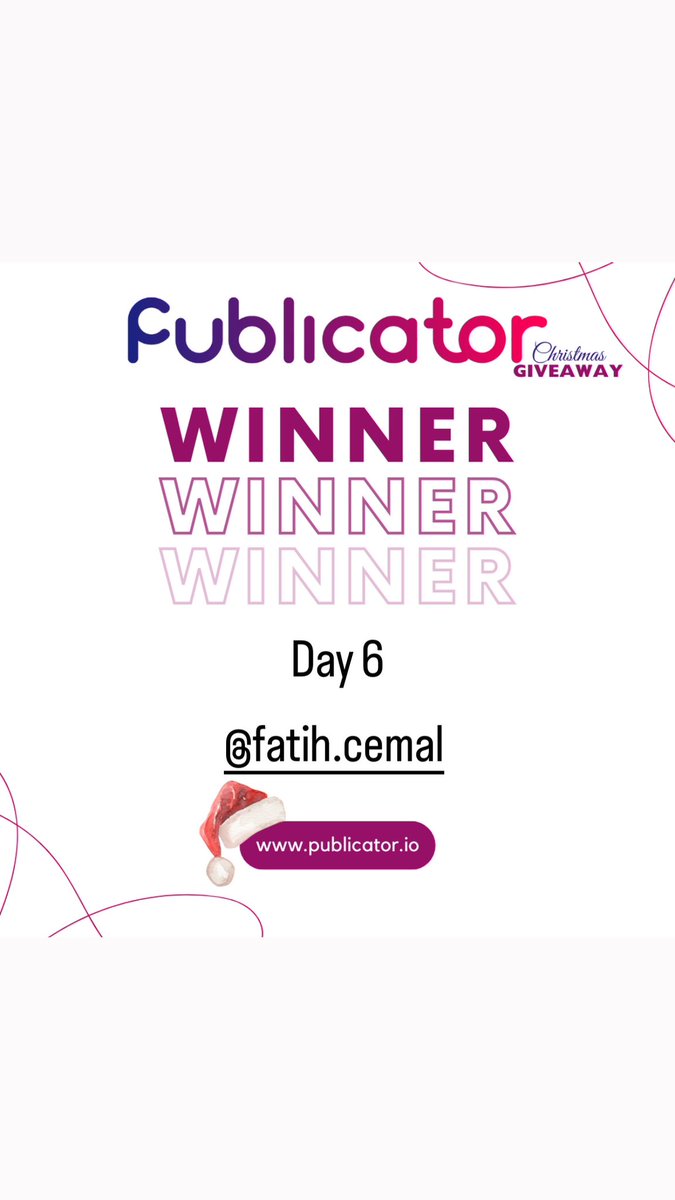 the_Publicator's tweet photo. Good luck in our daily Christmas Giveaway.🍀
All you have to do is :
-follow the_Publicator
-repost
-like
Our ICO starts on December 24th, 2023.🔥
To find out more, check out our webinar : https://t.co/axv0w4YlZm
#Crypto #ICO #ICODROP #music #Giveaways https://t.co/gWe481Bc33