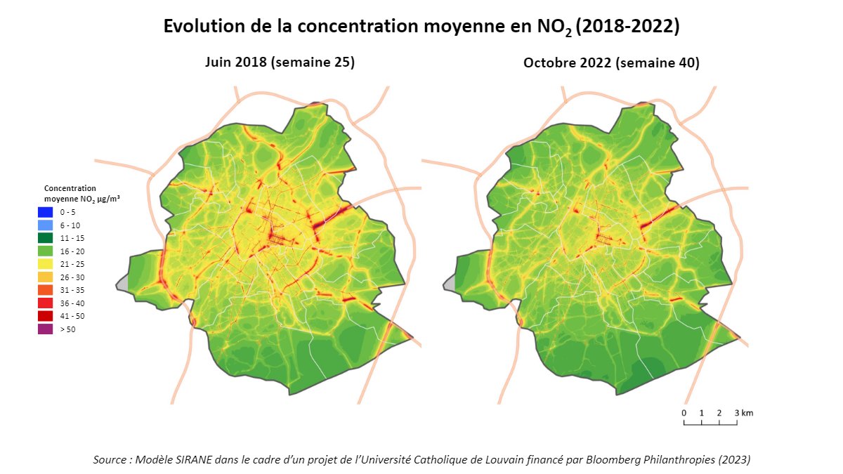 moylato's tweet photo. Brussels' new traffic circulation plan has led to a 30% drop in toxic NO₂ pollutants. https://t.co/bjNGjTZ2r2