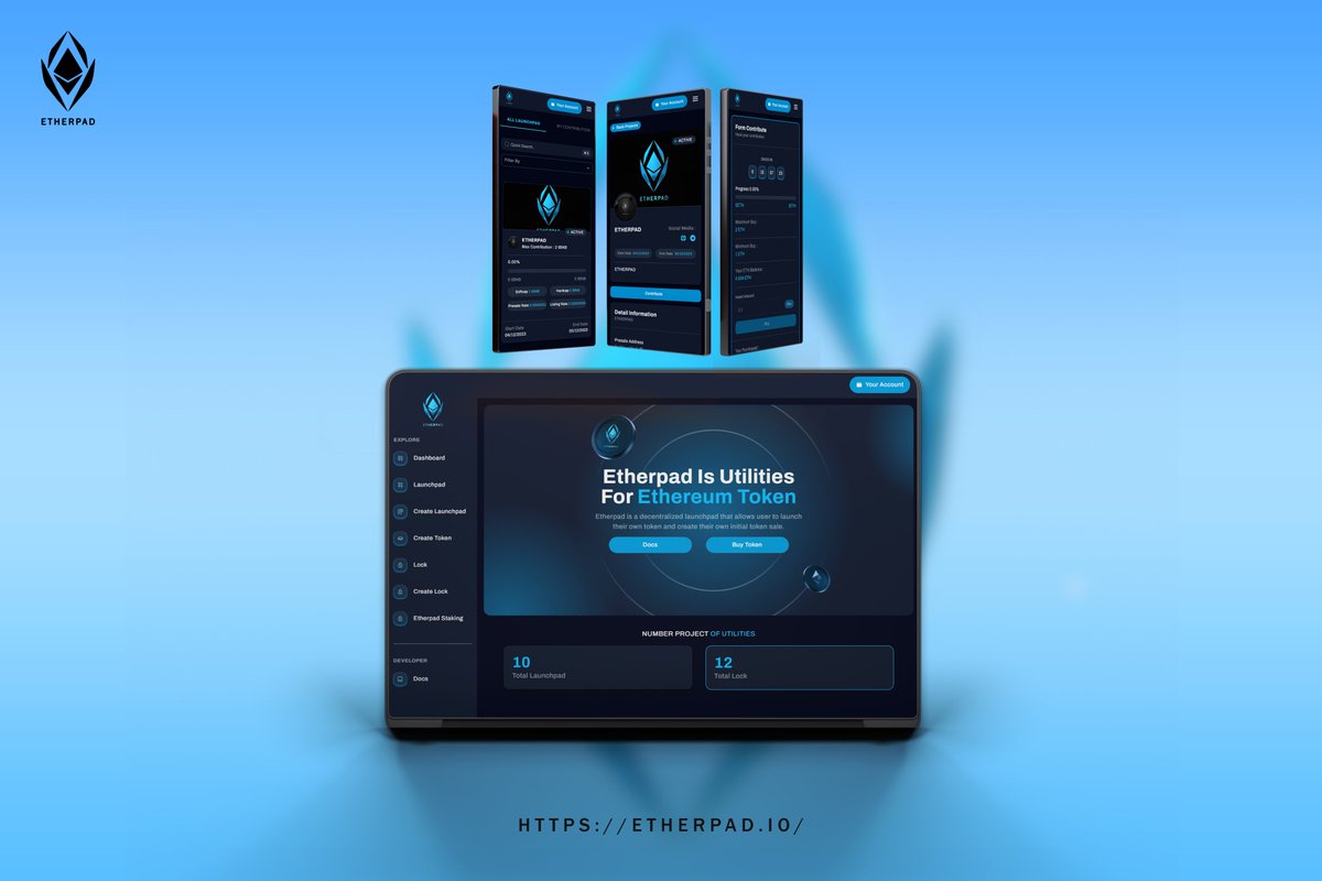 Etherpadofc's tweet image. visit our app at etherpad.io

#Etherpad #Ethereum #ETH #Uniswap