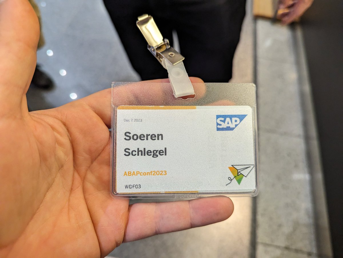 <a href="/AbapConf/">ABAPConf</a> arrived at <a href="/SAP/">SAP</a> Walldorf and is already running youtube.com/live/bGtcmIJLe…