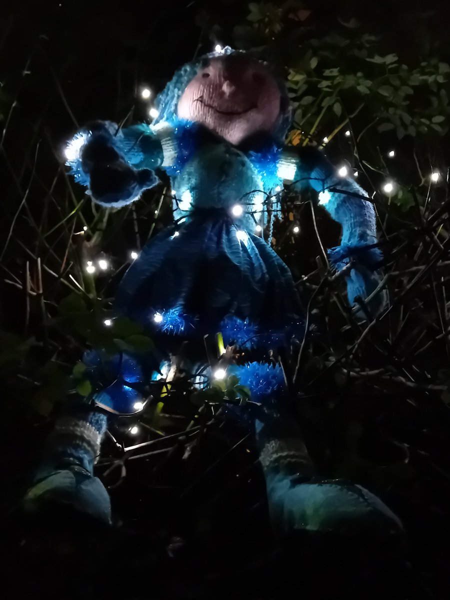 Helenintgarden's tweet image. #ThreeThingsThursday #gratitude
1) I've now completed 3 #crochet #dementia fiddle toys 🧶
2) kale crisps from the air fryer are amazing 💚
3) our triple glazing kept us much warmer in the cold weather❄️
4) I saw a bonkers giant Christmas fairy🧚‍♀️
