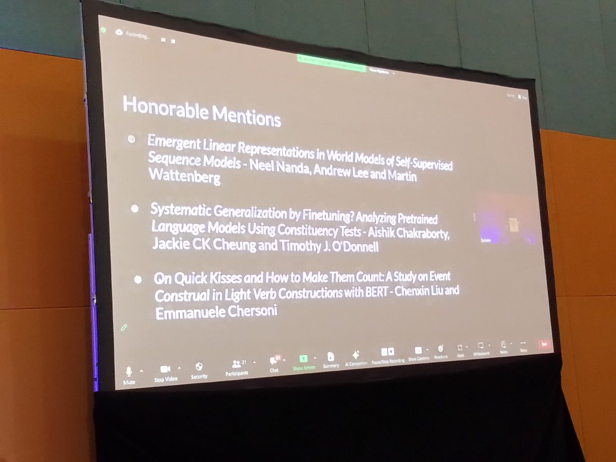 Emmanuele Chersoni (@emmanuelechers1) on Twitter photo Super proud of the bachelor thesis work of my former student Chenxin Liu, which just got the Honorable Mention to Best Paper Award at <a href="/BlackboxNLP/">BlackboxNLP</a> 2023!! #EMNLP2023 Super proud of the bachelor thesis work of my former student Chenxin Liu, which just got the Honorable Mention to Best Paper Award at <a href="/BlackboxNLP/">BlackboxNLP</a> 2023!! #EMNLP2023