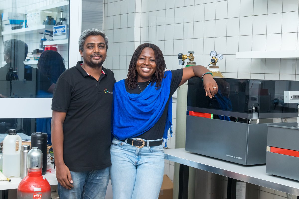 Glad to see the isoprime precisION IRMS with an isoFLOW headspace analyser installed at the Dept. of Marine and Fisheries, @UnivofGh. @EdemMahu's lab are calibrating the West African Mangrove Oyster for reconstructing past climatic conditions in the Gulf of Guinea.. (more 👇)