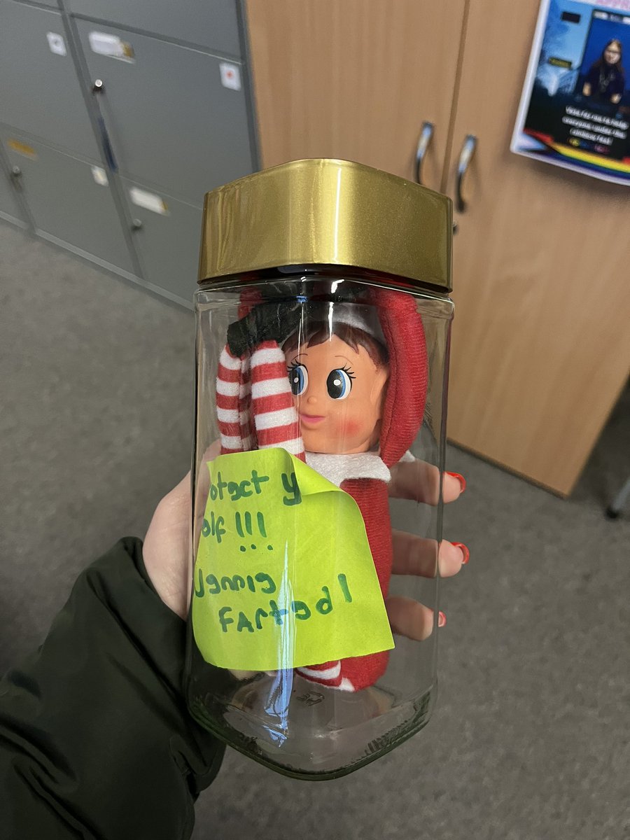 Elf update, they must be up all night creating this chaos.

Jennie would like it noted that she did not fart. 

<a href="/RivermeadTrust/">Rivermead Inclusive Trust</a> <a href="/RivermeadSchool/">Rivermead School</a>