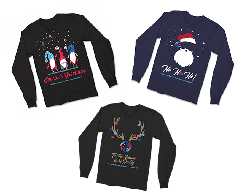 Which of our Seasonal tops will you be wearing today on Christmas Jumper day?

#PMSFUK
#phelanmcdermidsyndrome
#pmsfukseasonalsweatshirts
#supportpmsfuk