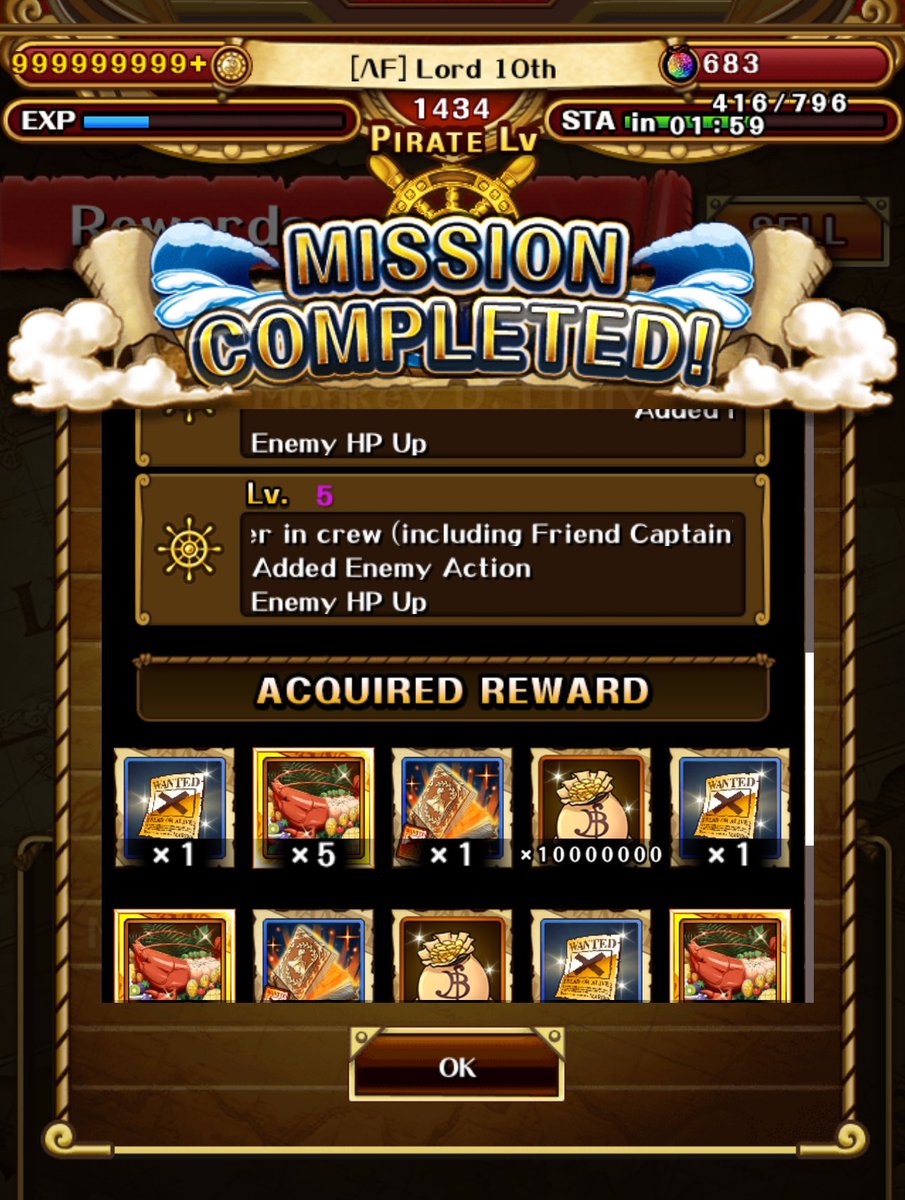 AfRyzzy's tweet photo. https://t.co/OUpfDmPlQG
Grand Vovage against Luffy LVL 12😁😁
#OPTC #trecru #トレクル https://t.co/FSJ48N8yNd