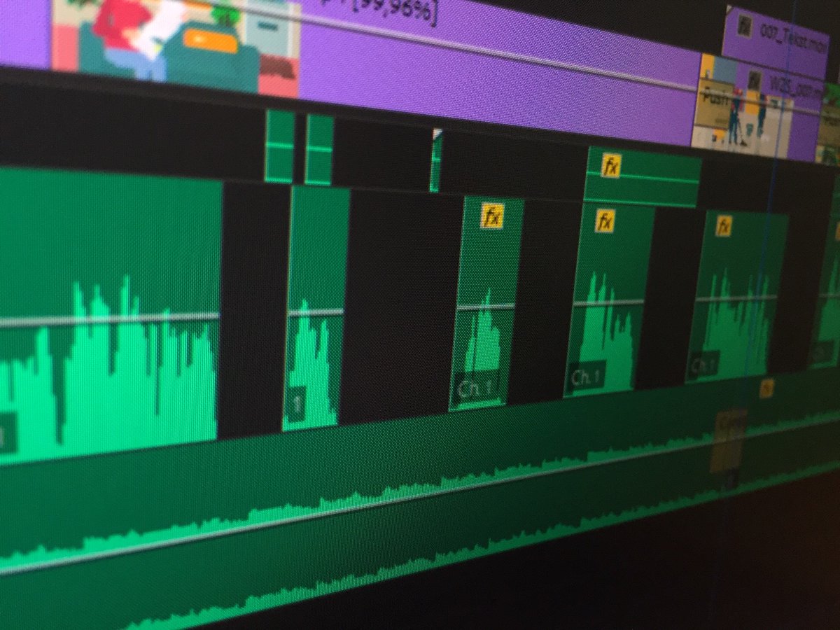 OutSightMedia's tweet photo. Bij OutSight Media zijn we momenteel bezig met de editing van een nieuwe animatie 🚀 Hier worden de beelden voorzien van sound, 🎵 voice-over 🎙 en soundeffects 📣

#Animatie #animatievideo #uitleganimatie https://t.co/nRyK7BBYoL