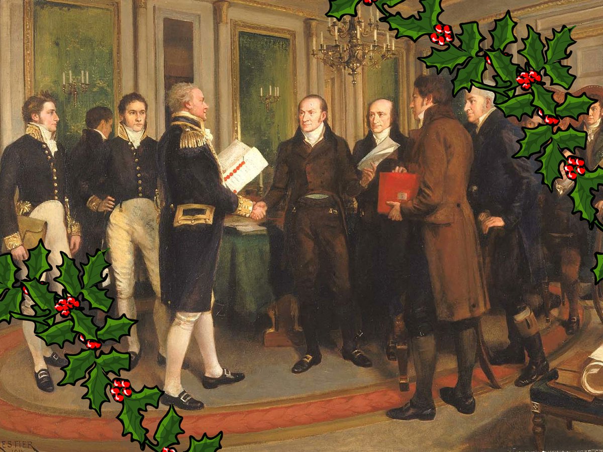 IHistorical's tweet photo. #Christmas2023 #24daysofchristmas #TreatyofGhent #Warof1812 #peaceonearth #MerryChristmas #Napoleonic https://t.co/8UWzomiajM