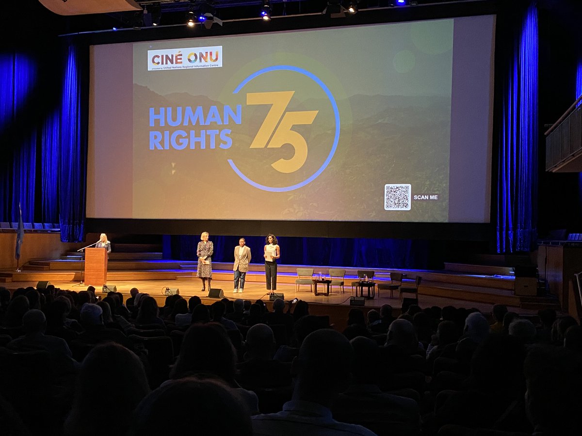 Thank you to all who joined us for the Belgian Premiere of Dr. Jane Goodall's 'Reason for Hope' to commemorate the 75th anniversary of the Universal Declaration of Human Rights! #humanrights cannot wait! Stay tuned for Human Rights Day on 10 December. #HumanRights75