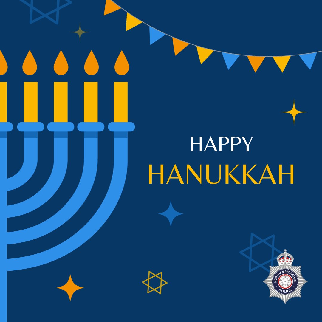 We would like to wish our Jewish communities, officers and staff a happy and joyous Hanukkah.