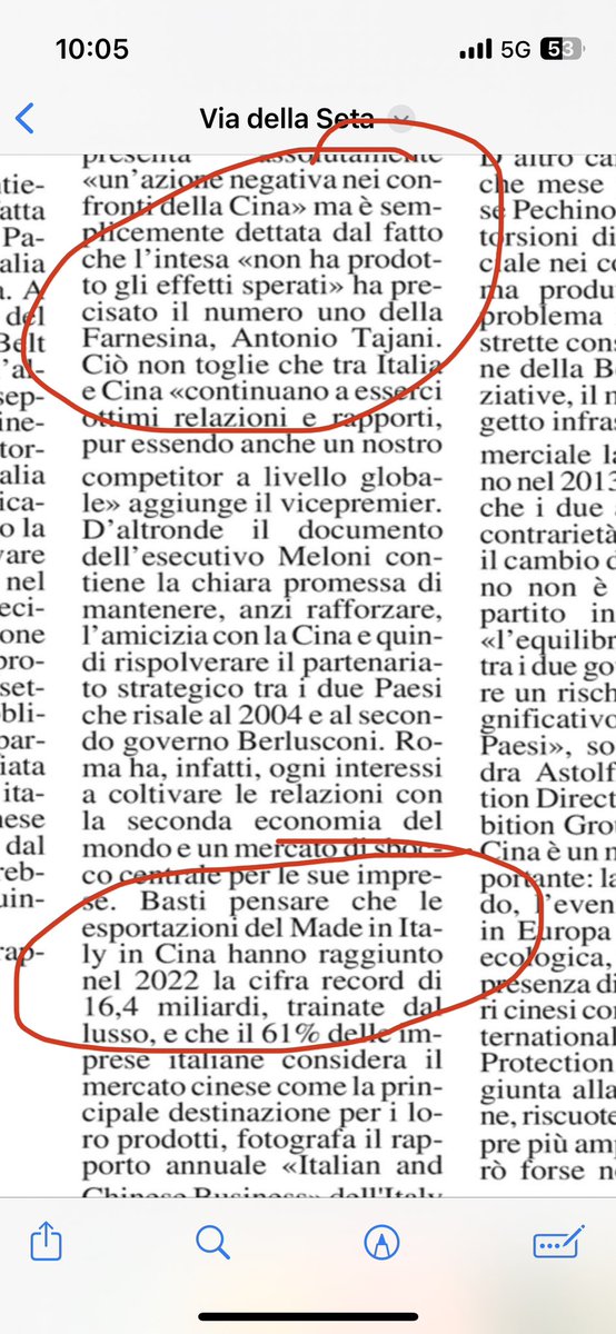 michele_geraci's tweet photo. La disconnessione dalla realtà dei commenti del Min #Tajani della @ItalyMFA , problema già noto e che il Min non fa nulla per nasconderlo
Lui dice: “accordo non ha prodotto gli effetti sperati”
Il giornalista scrive: “Export del Made in Italy in Cina ha raggiunto cifra record” https://t.co/5ByxjDMB6y