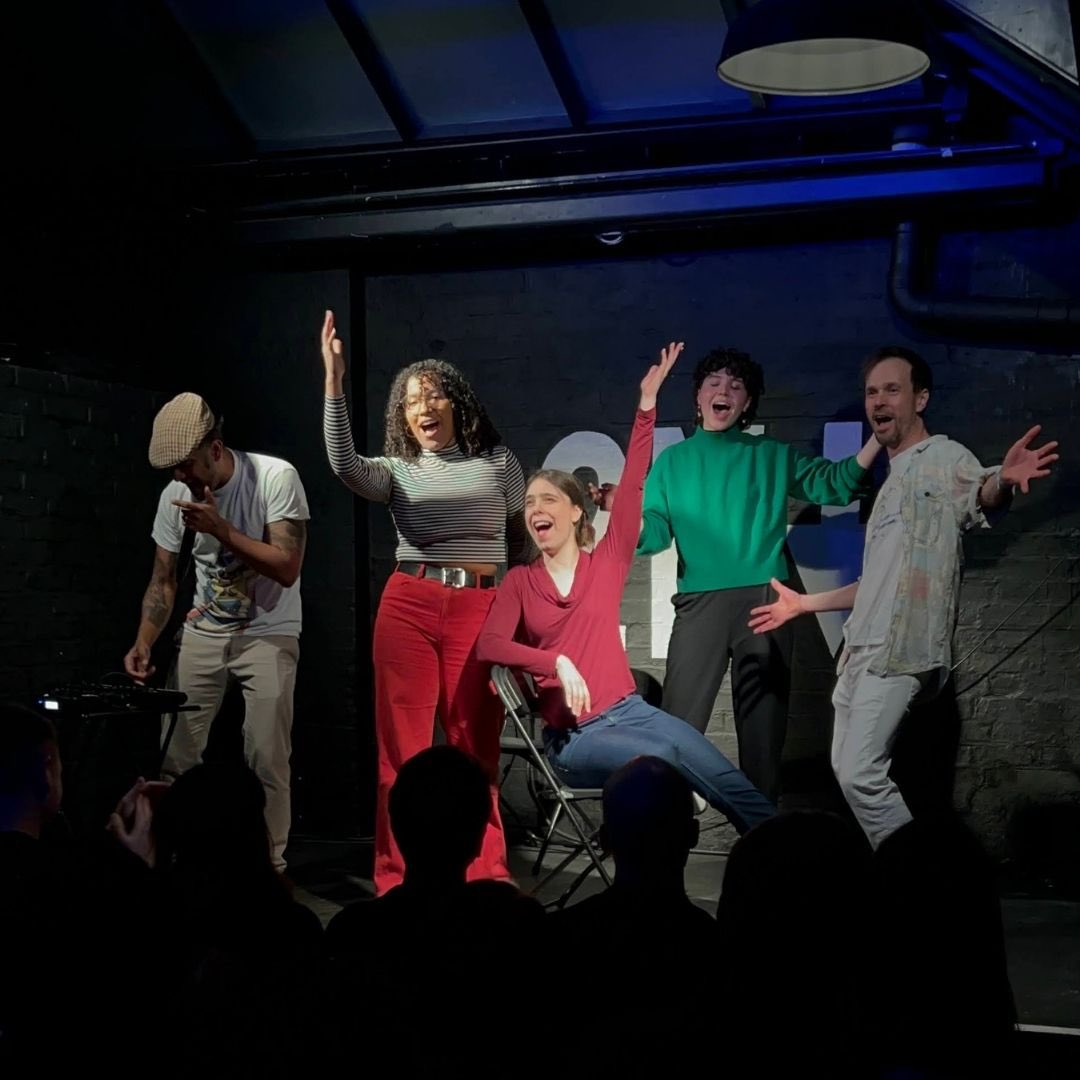 comediasians's tweet photo. 🍗Yippee-ki-yay, Colonel Sanders! 💥

🙌Last week at @2northdown we raised funds for @dementia_uk with @track96improv and @crimesceneimpro!

👉Our last show of 2023 is tonight, 7th Dec, at @hooplaimpro. With guests @artistryinsentiment and @aishaamanduri plus a jam!

Tix in bio https://t.co/DMwRsDoSXy