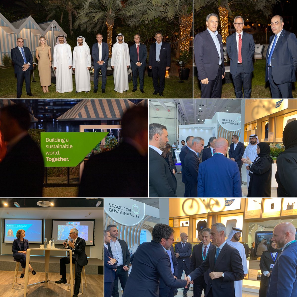 Truly excited by an eventful week at #COP28, where we had the opportunity to host #Customers and #SAP board members. The days were filled with engaging discussions about a #sustainable #future and SAP's commitment to #UAE's #Net #Zero 2050 strategic initiative.