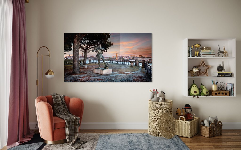 Quand Némo et #JulesVerne enfant posent un regard bienveillant sur votre salon depuis la butte Sainte-Anne à #Nantes.
#photo en édition limitée à 30 exemplaires. Un tirage sur support Dibond en 128-72 actuellement disponible dans ma boutique de #Noël au 6 rue Rubens